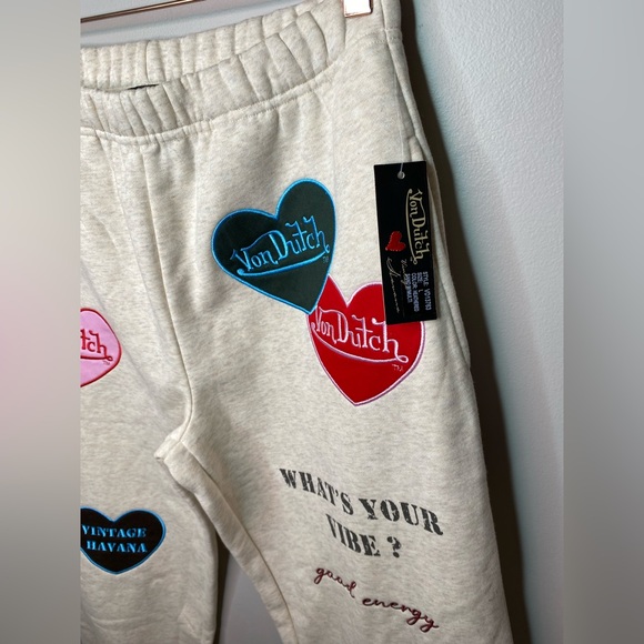 Von DutchXVintage Havana Collab Heart Joggers. - Picture 8 of 10